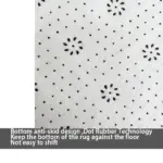 Green White Stripe Bright Soft Rug Carpet Living Room Balcony Decoration