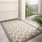 Grey_Cross_Line_Rug_Modern_Non-Slip_Absorbent_Carpet_Washable_-_-4198347 Grey Cross Line Rug Modern Non Slip Absorbent Carpet Washable