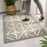 Grey_Cross_Line_Rug_Modern_Non-Slip_Absorbent_Carpet_Washable_-_-4198360 Grey Cross Line Rug Modern Non Slip Absorbent Carpet Washable
