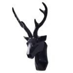 Grote Maat 3D Herten Hoofd Standbeeld Sculptuur Kamer Home Wanddecoratie Accessoires Dier Beeldje wedding Party Decoratieve