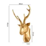 Grote Maat 3D Herten Hoofd Standbeeld Sculptuur Kamer Home Wanddecoratie Accessoires Dier Beeldje wedding Party Decoratieve.jpeg 640x640 54da34f0 3d43 4121 a05c 3b20b8e8c4d1