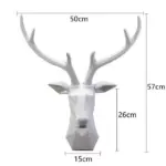 Grote Maat 3D Herten Hoofd Standbeeld Sculptuur Kamer Home Wanddecoratie Accessoires Dier Beeldje wedding Party Decoratieve.jpeg 640x640 9b2795f4 79a1 42f5 a589 910af699a1da