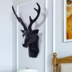 Grote Maat 3D Herten Hoofd Standbeeld Sculptuur Kamer Home Wanddecoratie Accessoires Dier Beeldje wedding Party Decoratieve ef38b0f7 1065 408d a4b8 1c1a70f7c56f