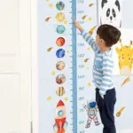 Growth chart wall sticker Astronaut wall sticker for the nursery tag1