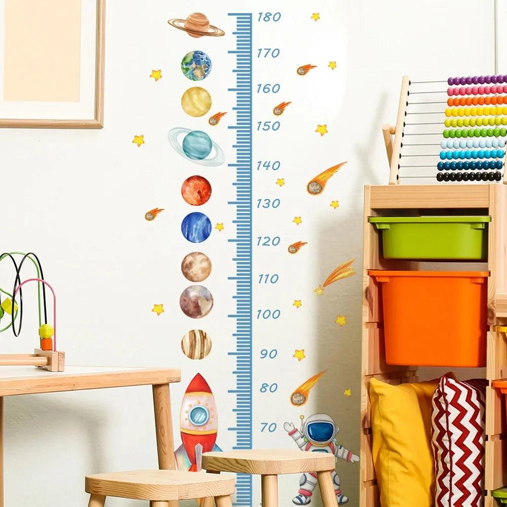 Growth chart wall sticker | Astronaut wall sticker for the nursery -  - #tag1#