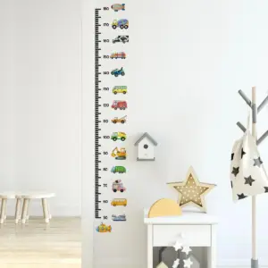 Growth chart wall sticker for children