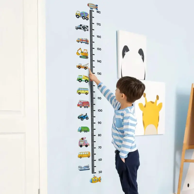 Growth chart wall sticker for children tag1