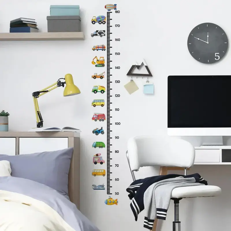 Growth chart wall sticker for children tag1