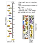 Growth chart wall sticker for children tag1