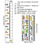 Growth chart wall sticker for children tag1
