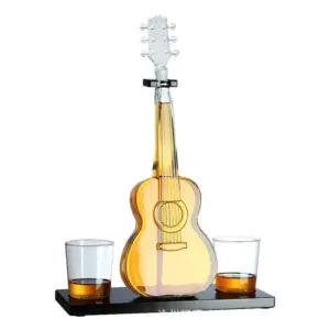 Guitar Glass Decanter Set