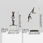 Gymnast Decoration Furnishings Gift Handicraft Modern Figurines Sculptures and Statues