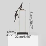 Gymnast Decoration Furnishings Gift Handicraft Modern Figurines Sculptures and Statues