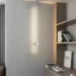 HFfBDimbare Indoor Led Wandlampen Wandverlichtingsarmaturen Voor Slaapkamer Woonkamer Zwart Wit Binnenmuur Schans Voor Gang