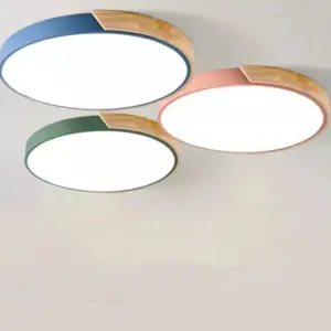 Plafon Ultra Thin Colors Creative Ceiling Lamp Chandelier