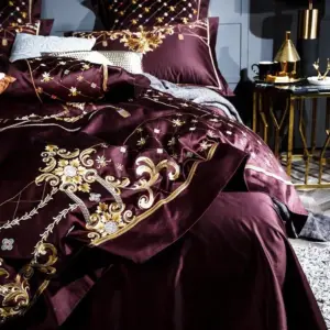 Homeko Sangria Egyptian Cotton Luxury Bedding Set