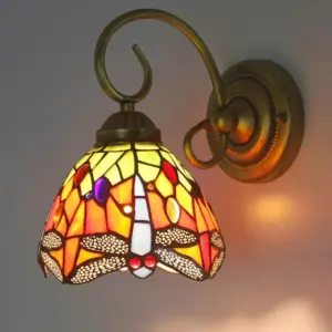 Tiffany Sconce Lamp Vitral Letania