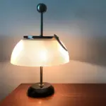 H Table Lamp with Glass Bowl Shade Italian Decorative Lamp tag1