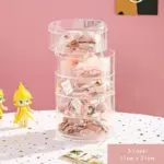 Hair Pin Jewelry Transparent Rotating Storage tag1