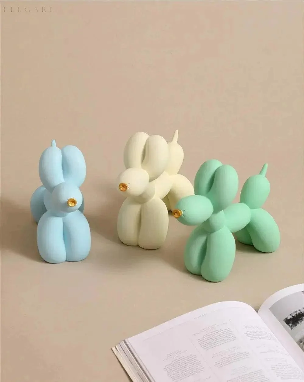 Haku - Balloon ornament with gold snout -  - #tag1#