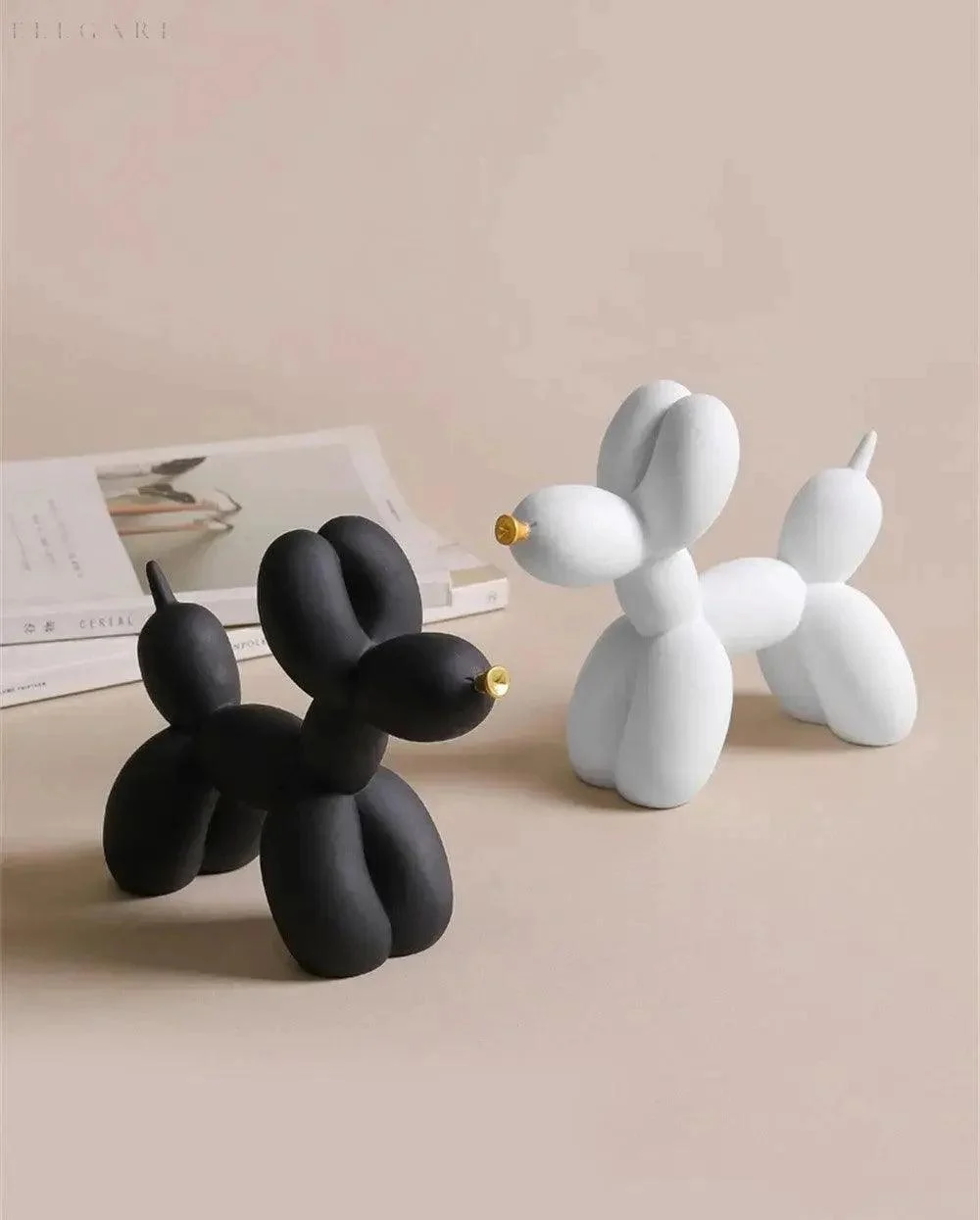 Haku - Balloon ornament with gold snout -  - #tag1#
