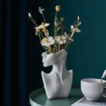 HalfFaceCeramicFlowerVase-Homeko5 HalfFaceCeramicFlowerVase Homeko5
