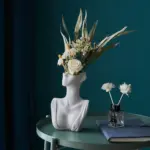 HalfFaceCeramicFlowerVase-Homeko6 HalfFaceCeramicFlowerVase Homeko6