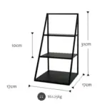 Half Pyramid Decorative Stand tag1
