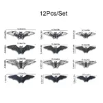 Halloween 3D Hollow Paper Bat Wall Stickers tag1