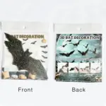 Halloween 3D Hollow Paper Bat Wall Stickers tag1