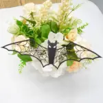 Halloween 3D Hollow Paper Bat Wall Stickers tag1