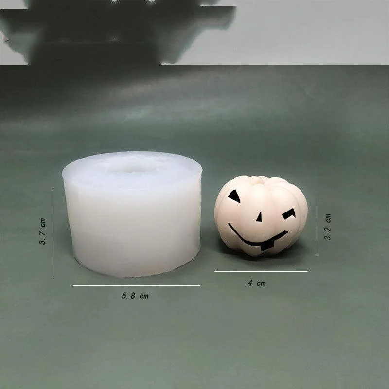 Halloween 3D Pumpkin Mousse Cake Chocolate Silicone Mold -  - #tag1#
