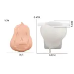 Halloween 3D Pumpkin Mousse Cake Chocolate Silicone Mold tag1