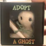 Halloween Adoption Of A Ghost Book With Contract Small Gift tag1