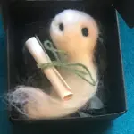Halloween Adoption Of A Ghost Book With Contract Small Gift tag1