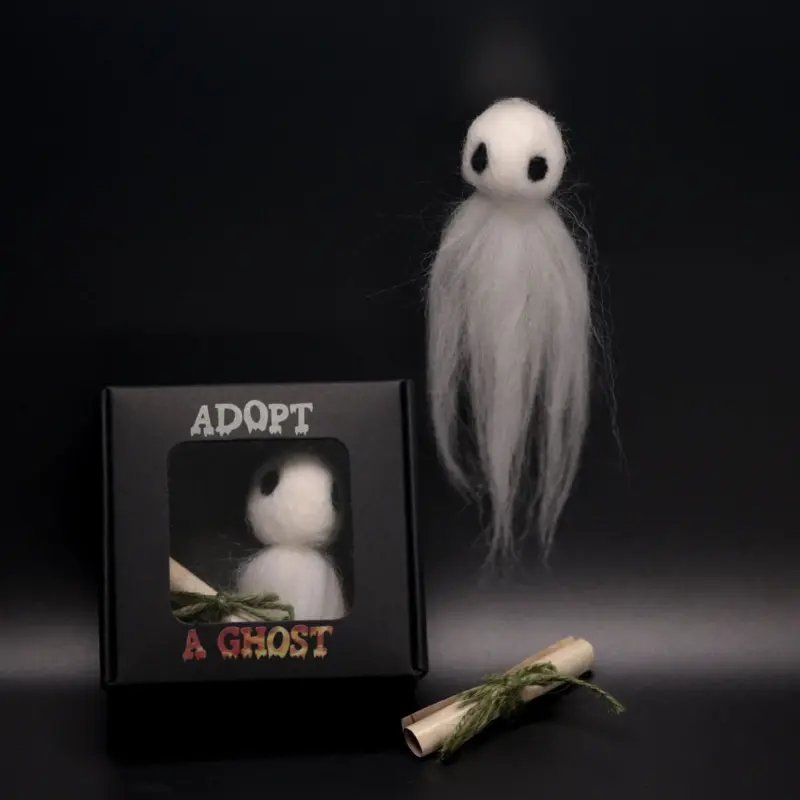 Halloween Adoption Of A Ghost Book With Contract Small Gift tag1