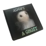 Halloween Adoption Of A Ghost Book With Contract Small Gift tag1