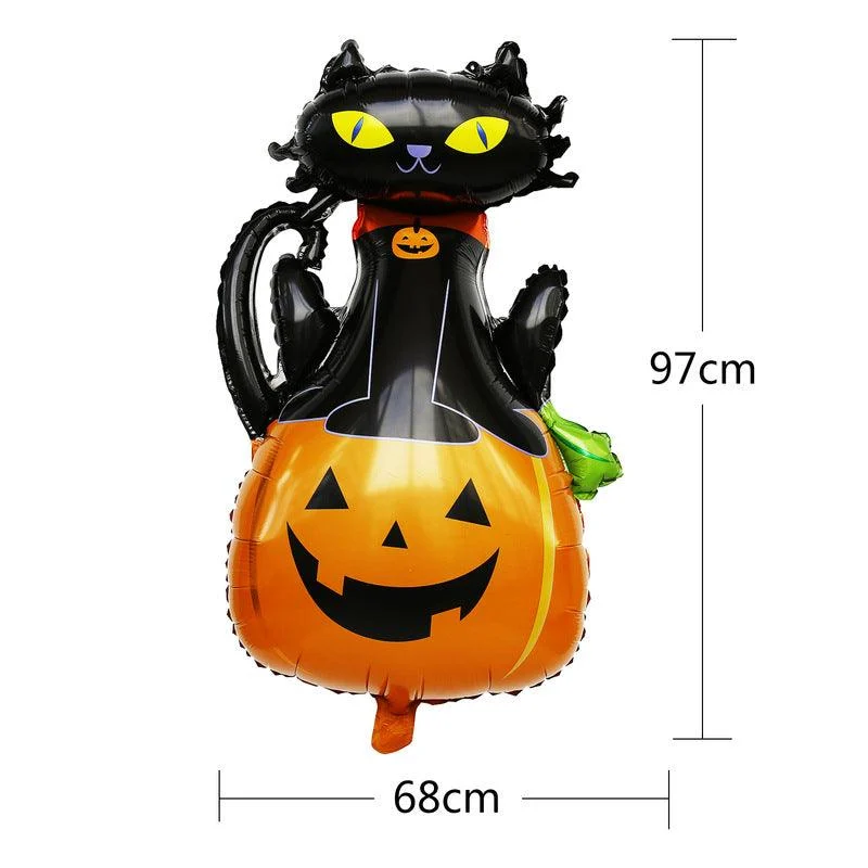 Halloween Balloon Decorations For Kindergarten Layout Props Shopping Mall Haunted House Party Party Background Wall Dress Up -  - #tag1#