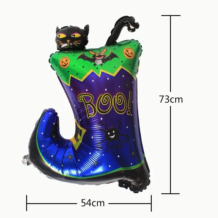 Halloween Balloon Decorations For Kindergarten Layout Props Shopping Mall Haunted House Party Party Background Wall Dress Up -  - #tag1#