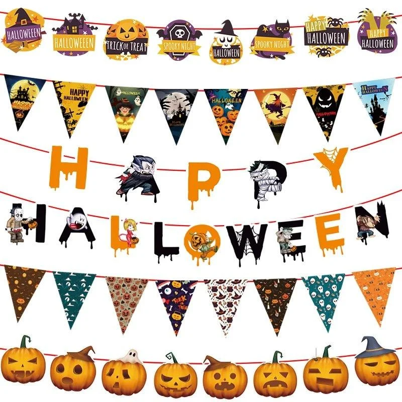 Halloween Banner Decorations Party Decoration -  - #tag1#