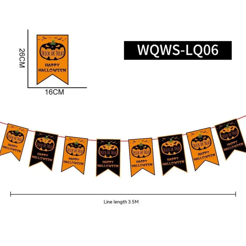 Halloween Banner Decorations Party Decoration tag1