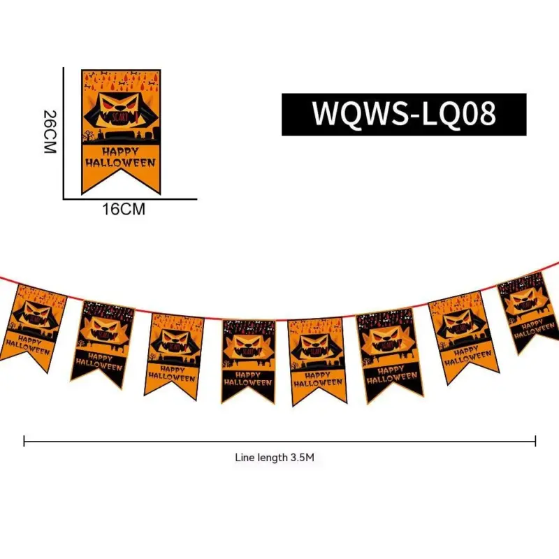 Halloween Banner Decorations Party Decoration tag1