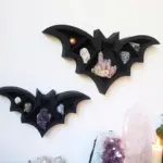 Halloween Bat Crystal Display Storage Rack tag1