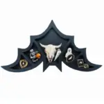 Halloween Bat Crystal Display Storage Rack tag1