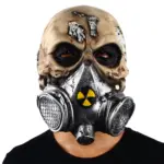 Halloween Biochemical Gas Mask Skull Headgear tag1