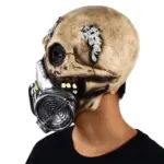 Halloween Biochemical Gas Mask Skull Headgear tag1