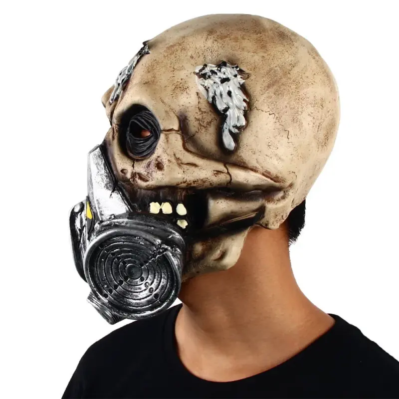 Halloween Biochemical Gas Mask Skull Headgear tag1