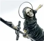 Halloween Black Robe Wizard Ornaments tag1