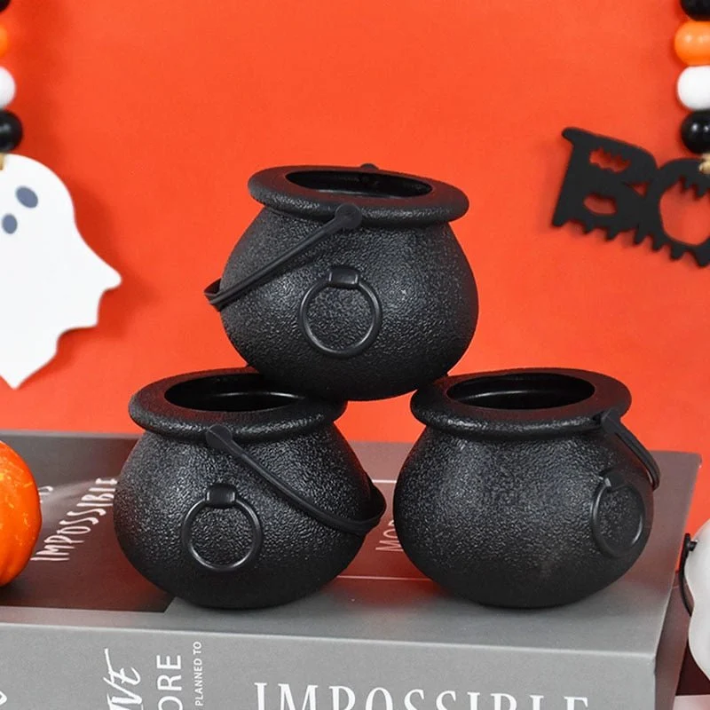 Halloween Candy Cauldron - 6pcs Mini Halloween Candy Bucket Pot -  - #tag1#