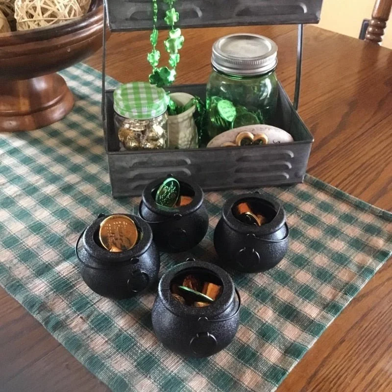 Halloween Candy Cauldron - 6pcs Mini Halloween Candy Bucket Pot -  - #tag1#
